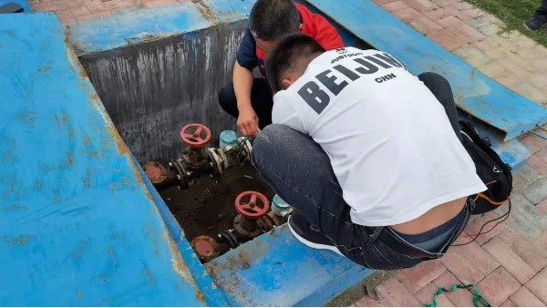 星空平台污水流量计使用现场